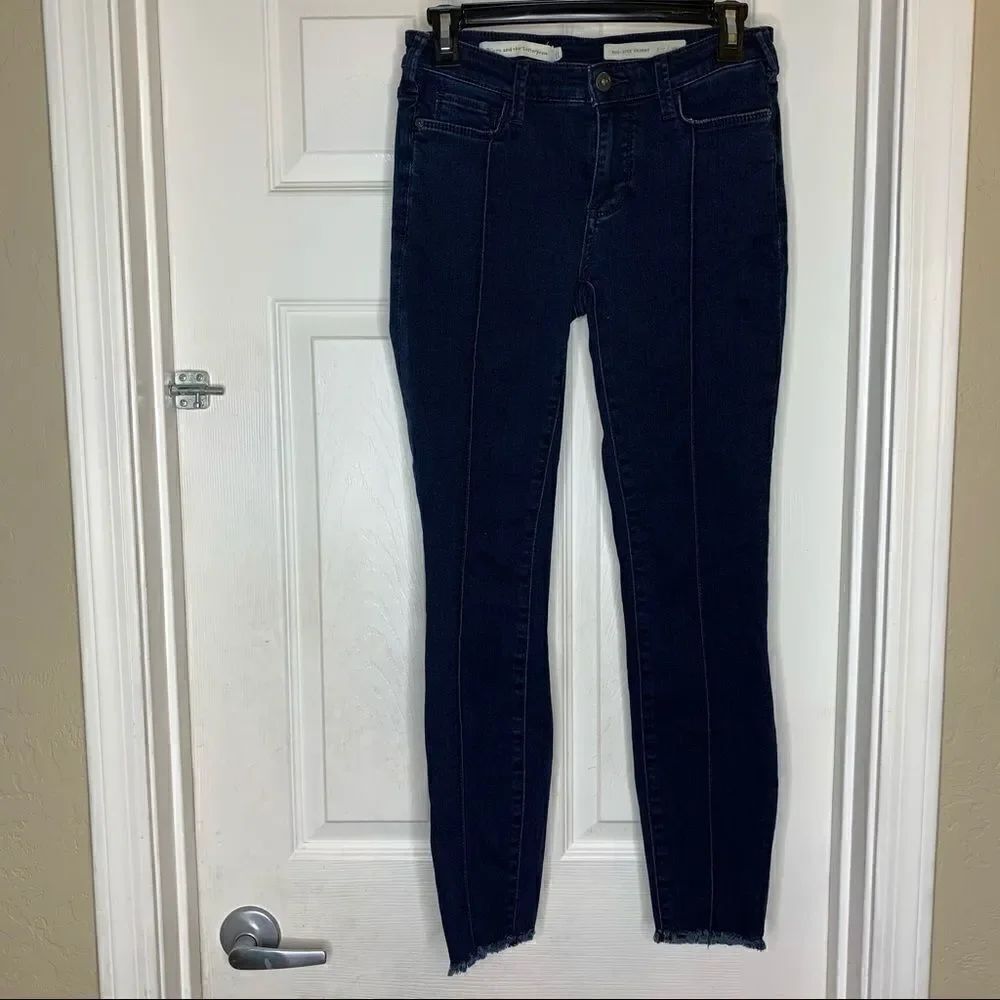 Pilcro and the Letterpress Mid-Rise Skinny Jeans